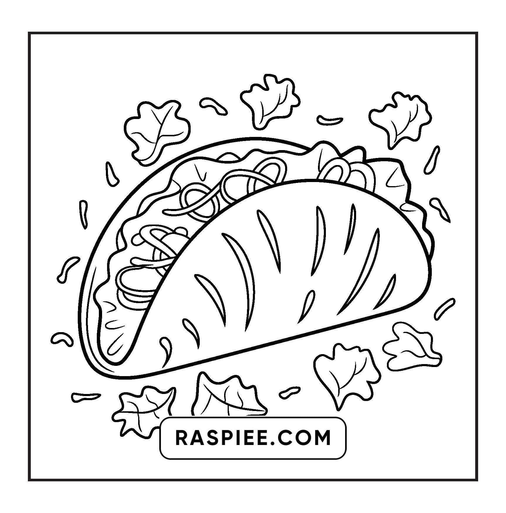 96 Food & Snacks Coloring Pages Bold & Easy Printable
