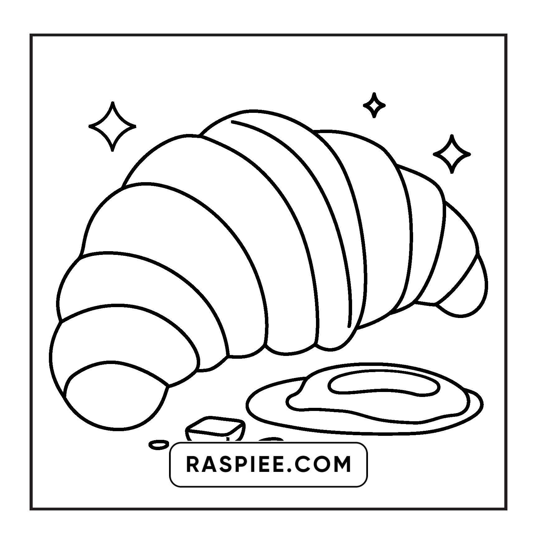 96 Food & Snacks Coloring Pages Bold & Easy Printable