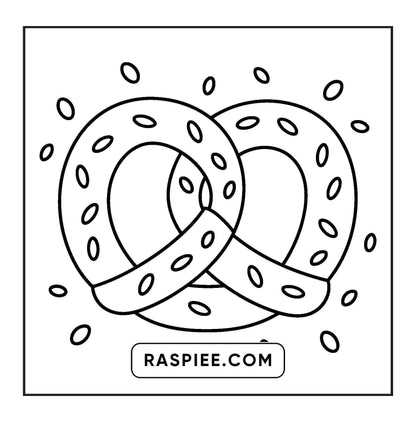 96 Food & Snacks Coloring Pages Bold & Easy Printable