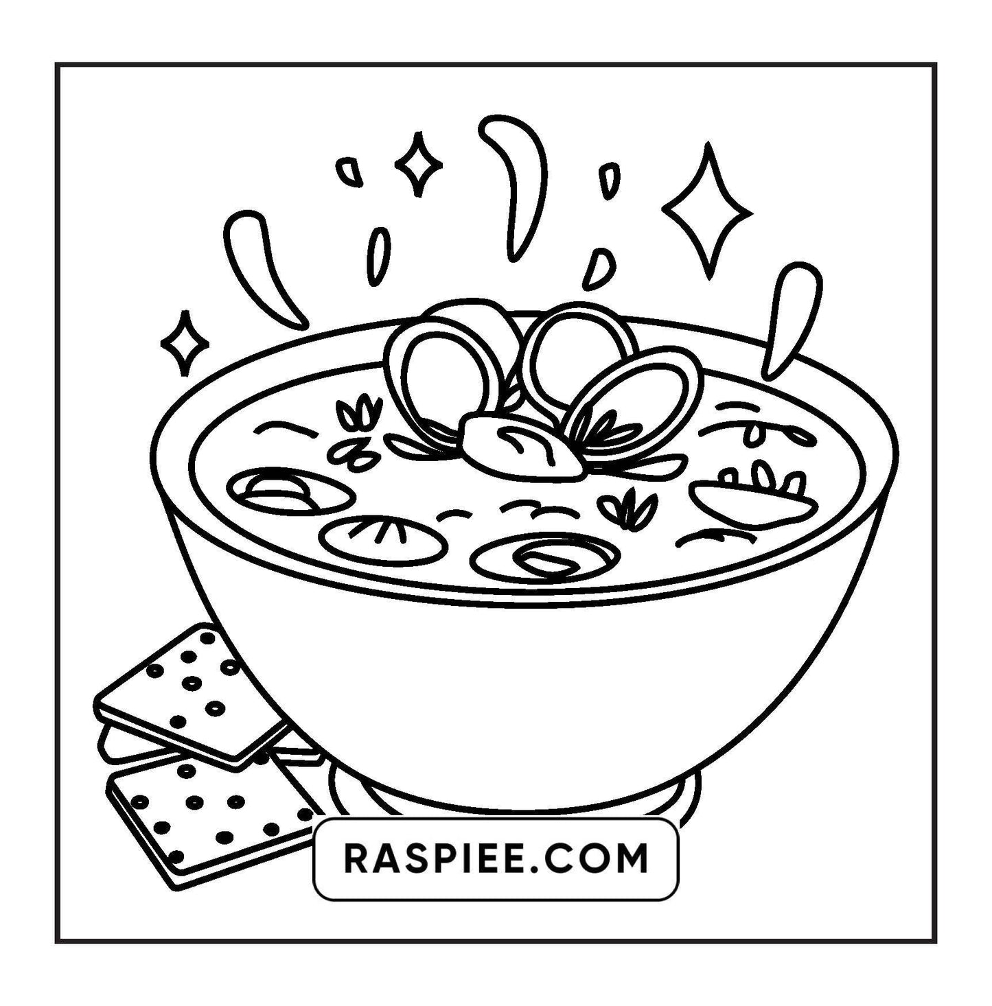96 Food & Snacks Coloring Pages Bold & Easy Printable