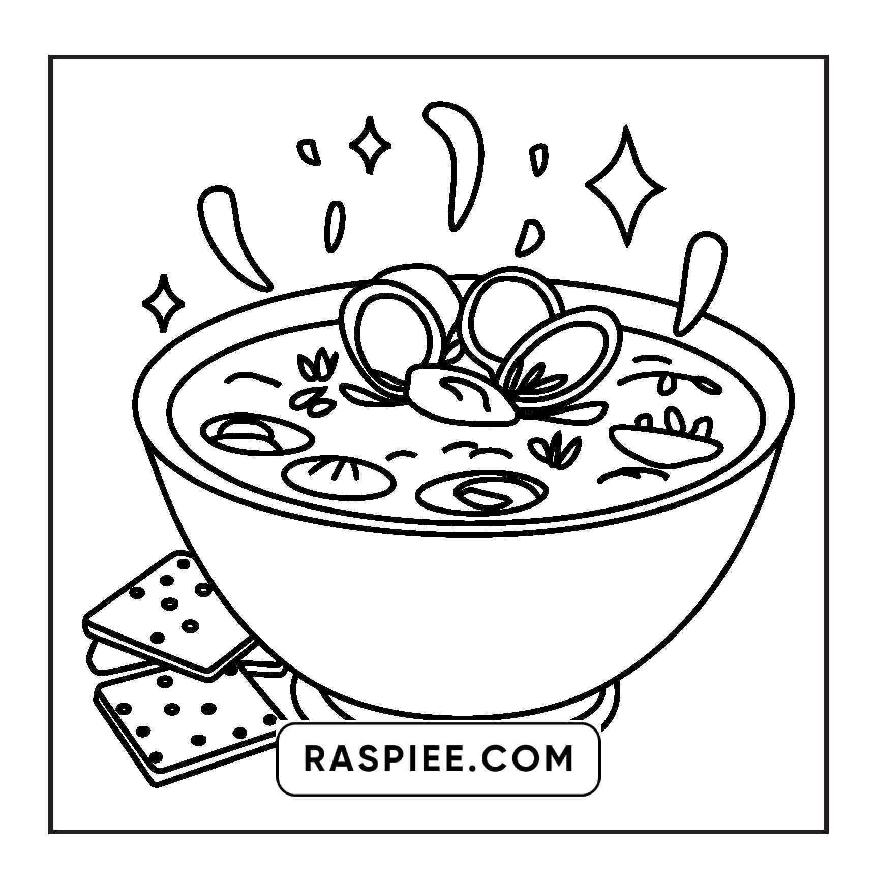 96 Food & Snacks Coloring Pages Bold & Easy Printable