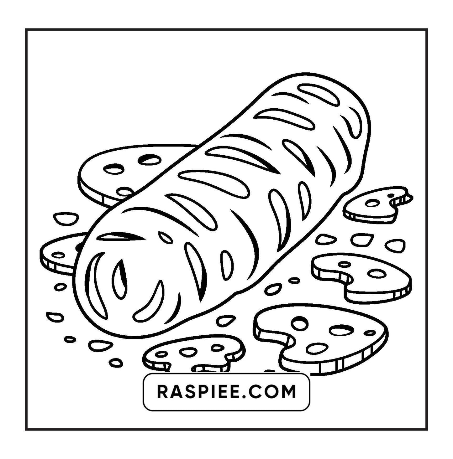 96 Food & Snacks Coloring Pages Bold & Easy Printable