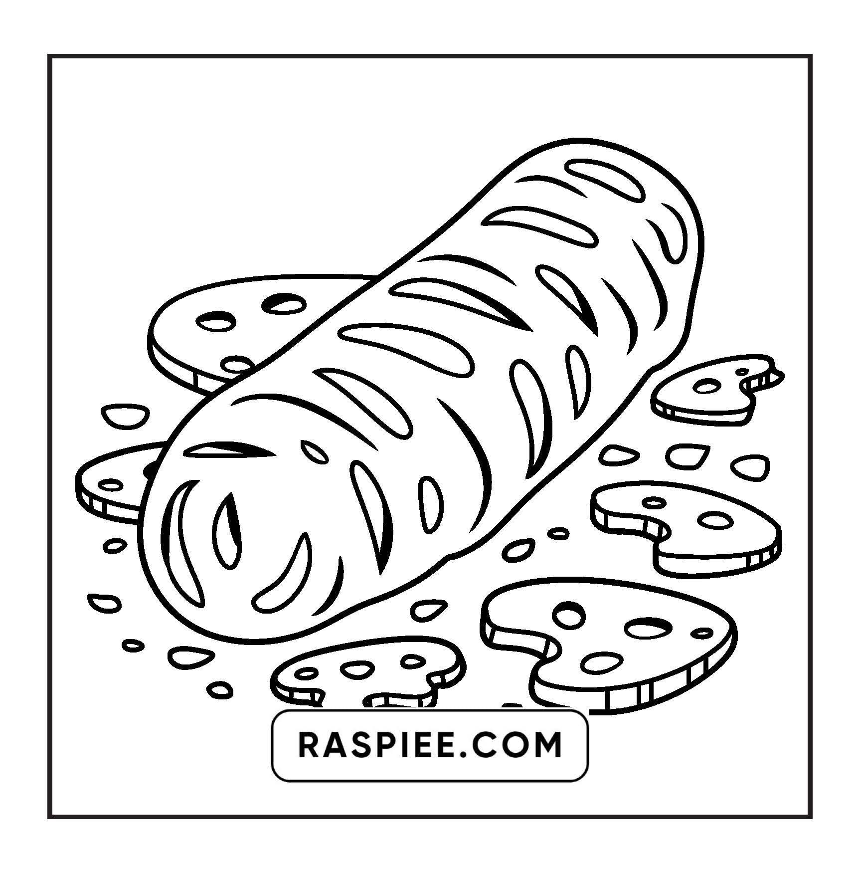 96 Food & Snacks Coloring Pages Bold & Easy Printable