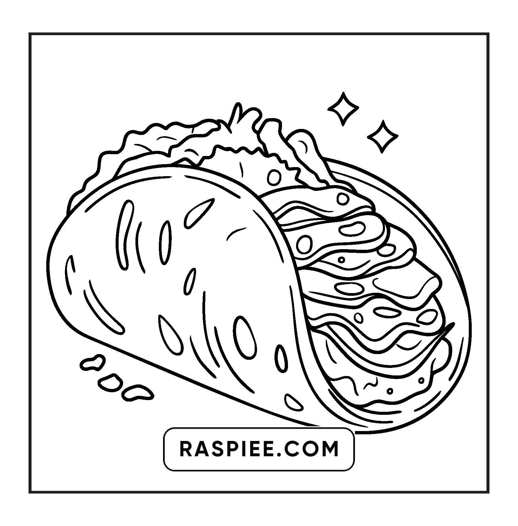 96 Food & Snacks Coloring Pages Bold & Easy Printable