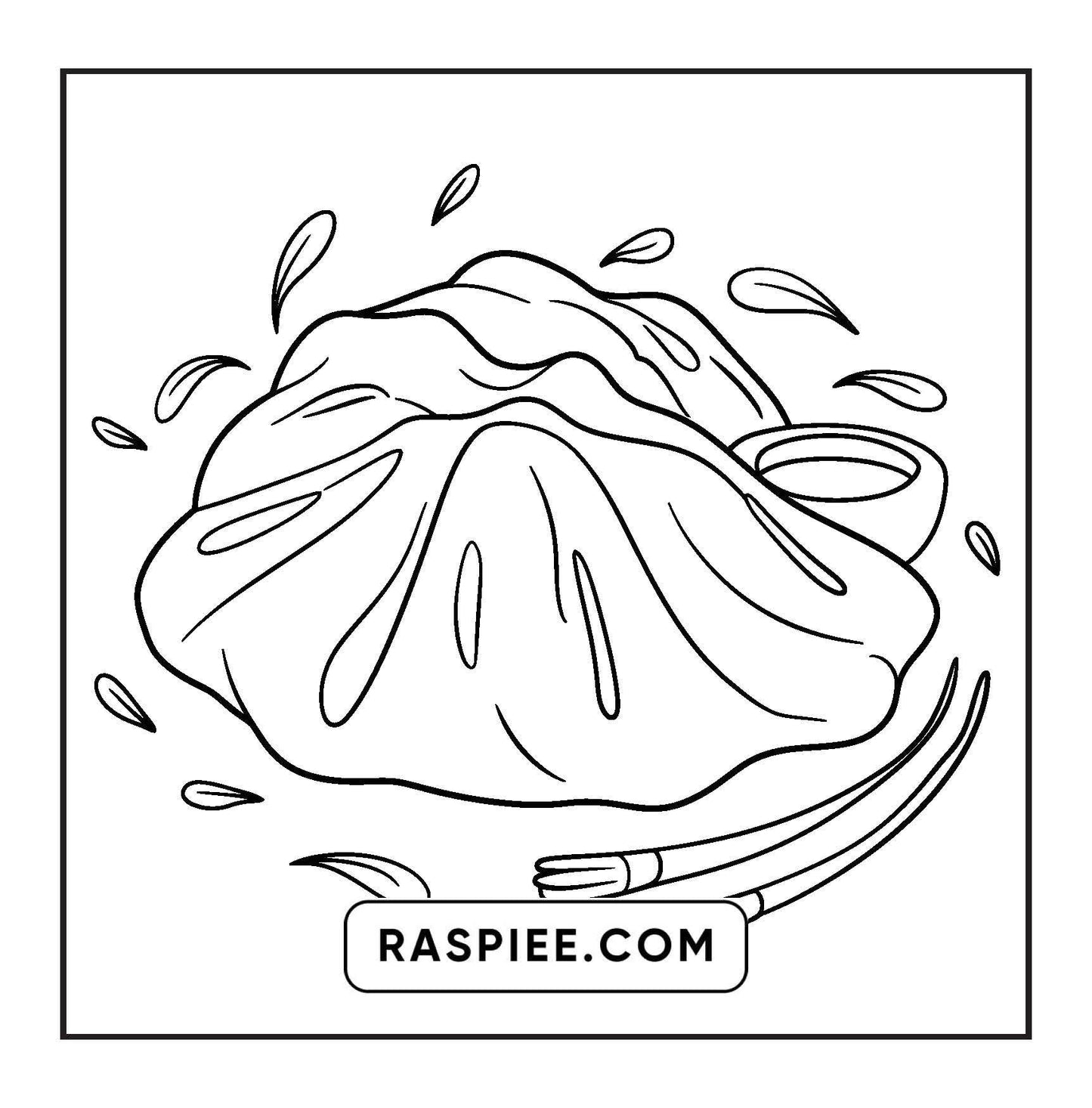96 Food & Snacks Coloring Pages Bold & Easy Printable