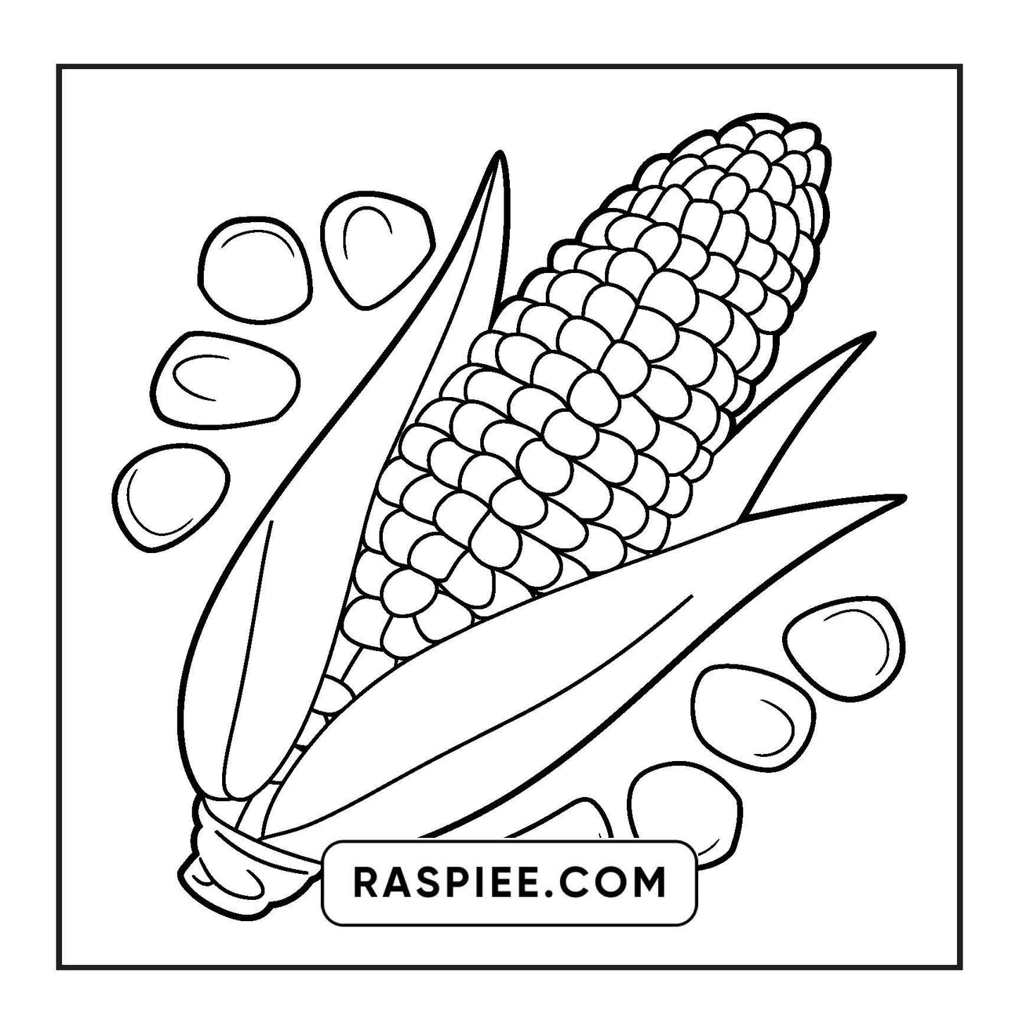 96 Food & Snacks Coloring Pages Bold & Easy Printable