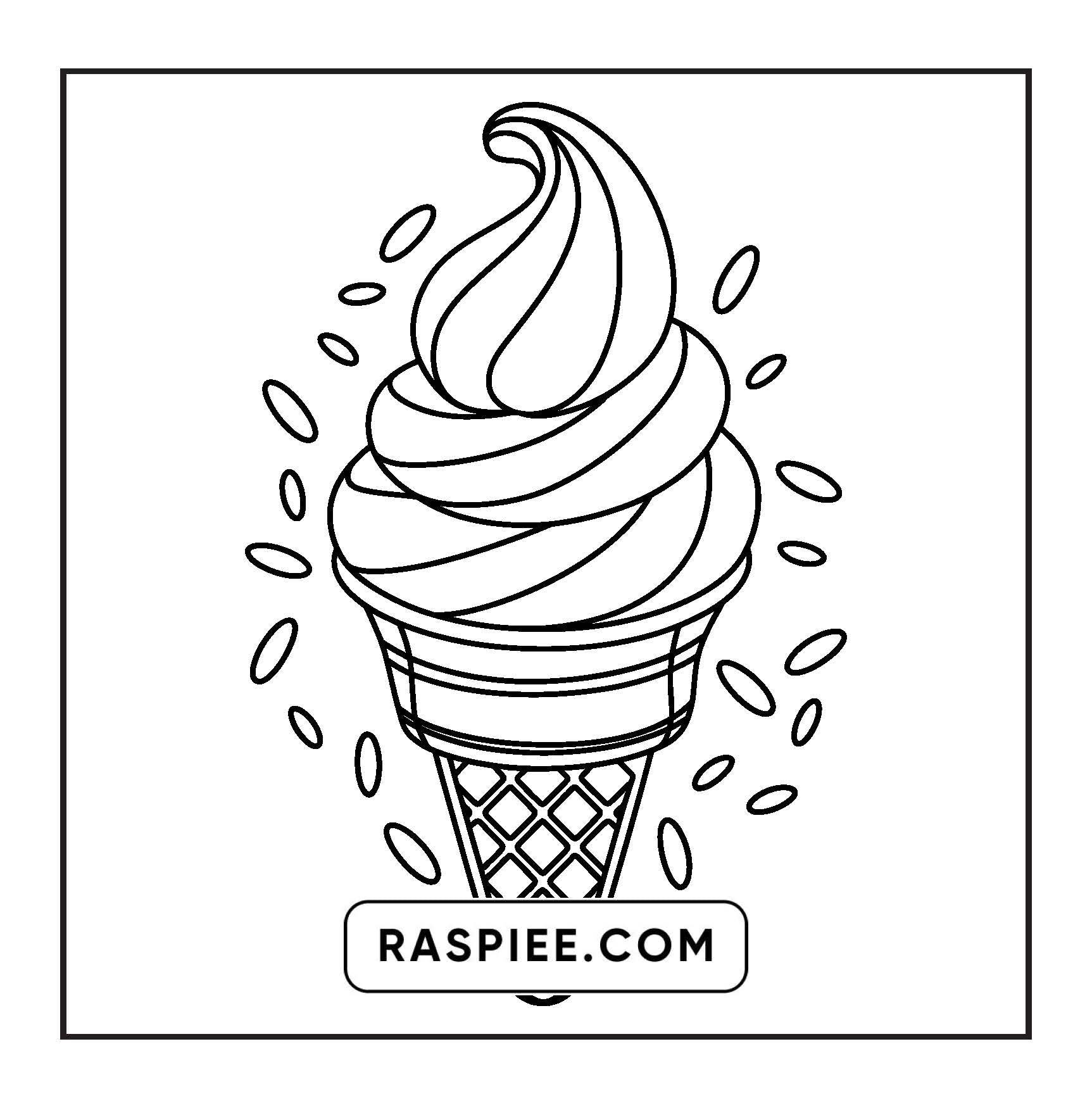 96 Food & Snacks Coloring Pages Bold & Easy Printable