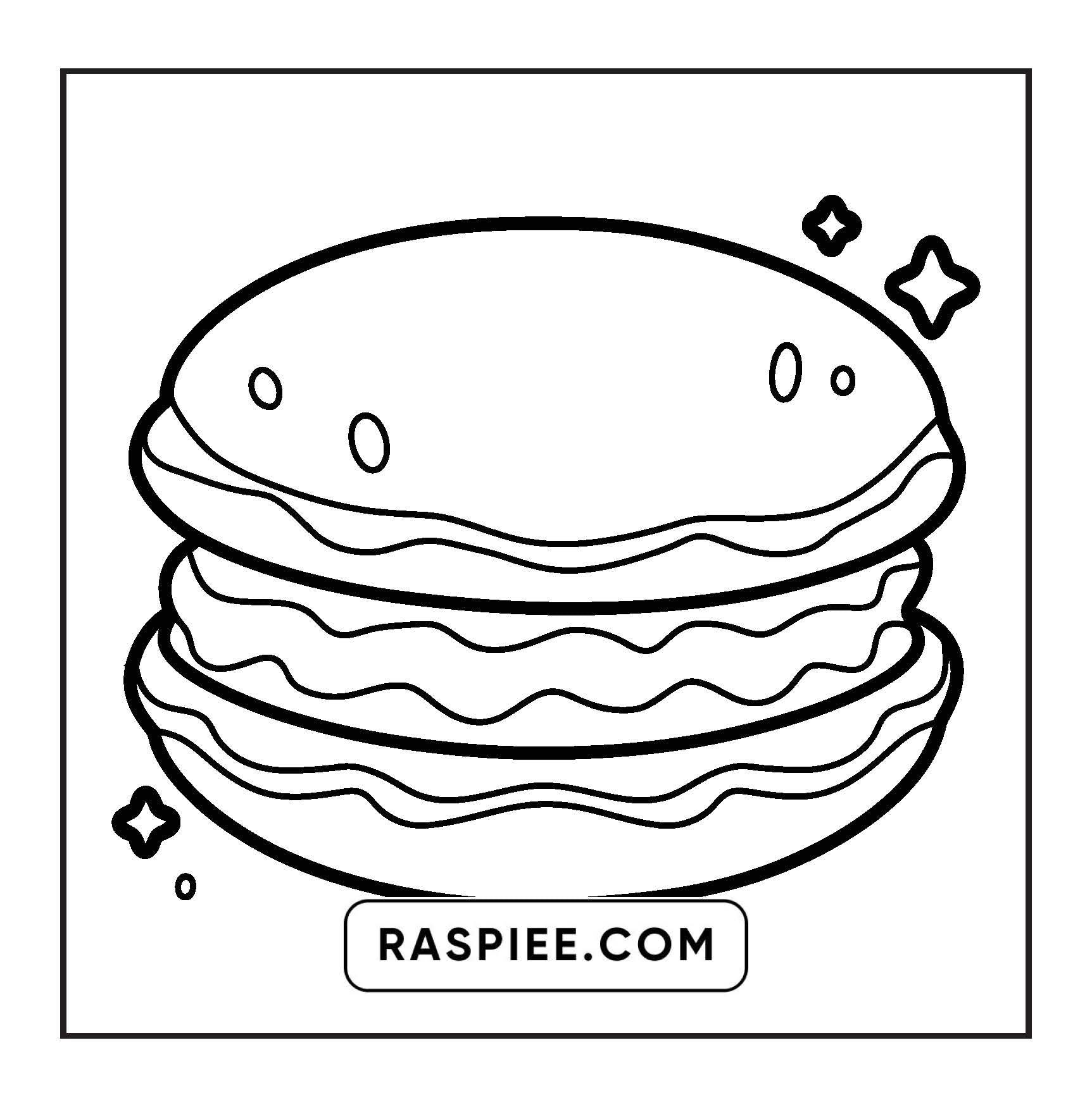 96 Food & Snacks Coloring Pages Bold & Easy Printable
