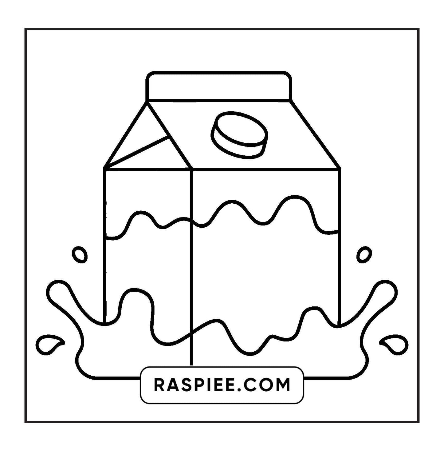 96 Food & Snacks Coloring Pages Bold & Easy Printable