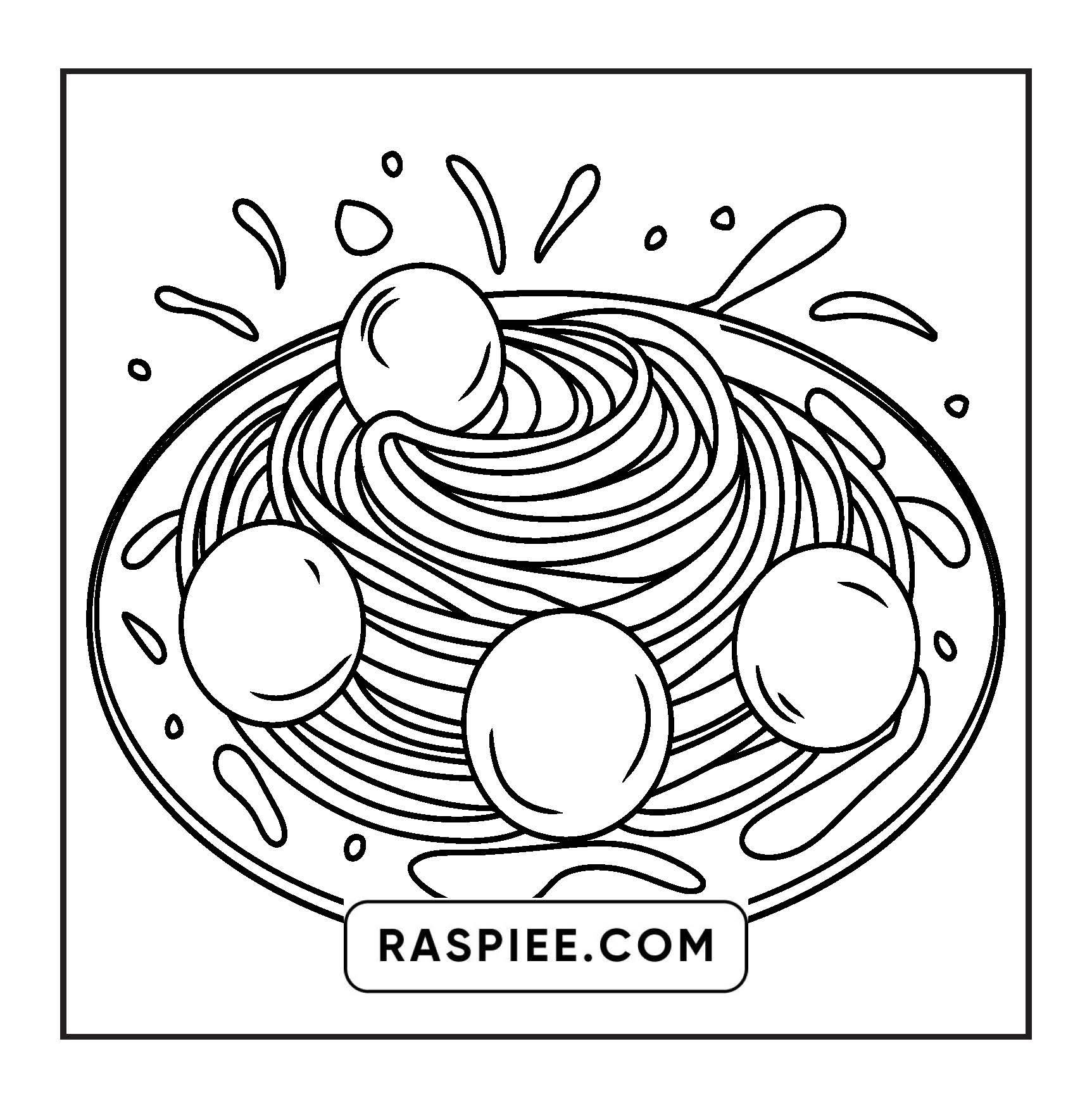 96 Food & Snacks Coloring Pages Bold & Easy Printable