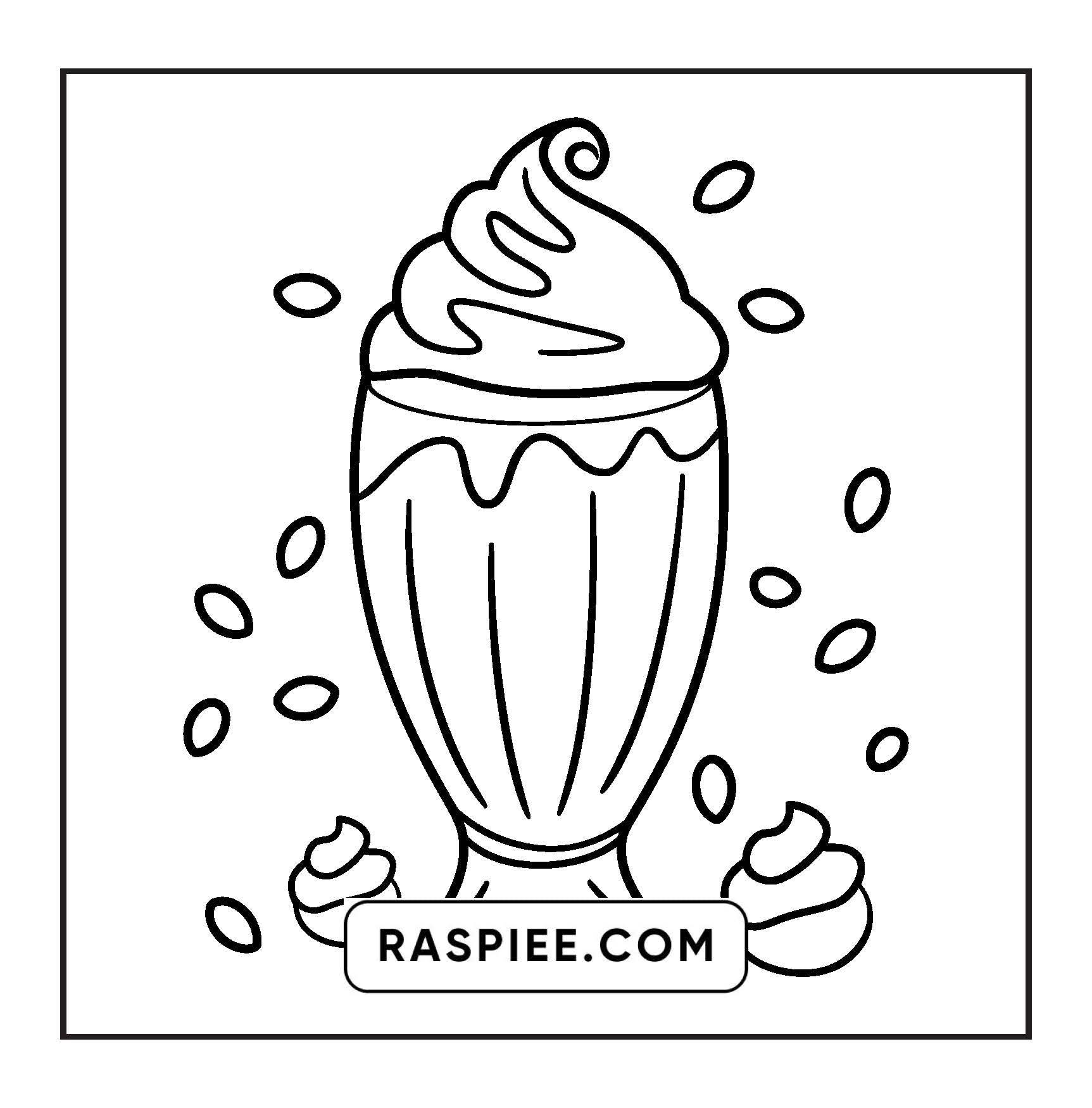 96 Food & Snacks Coloring Pages Bold & Easy Printable