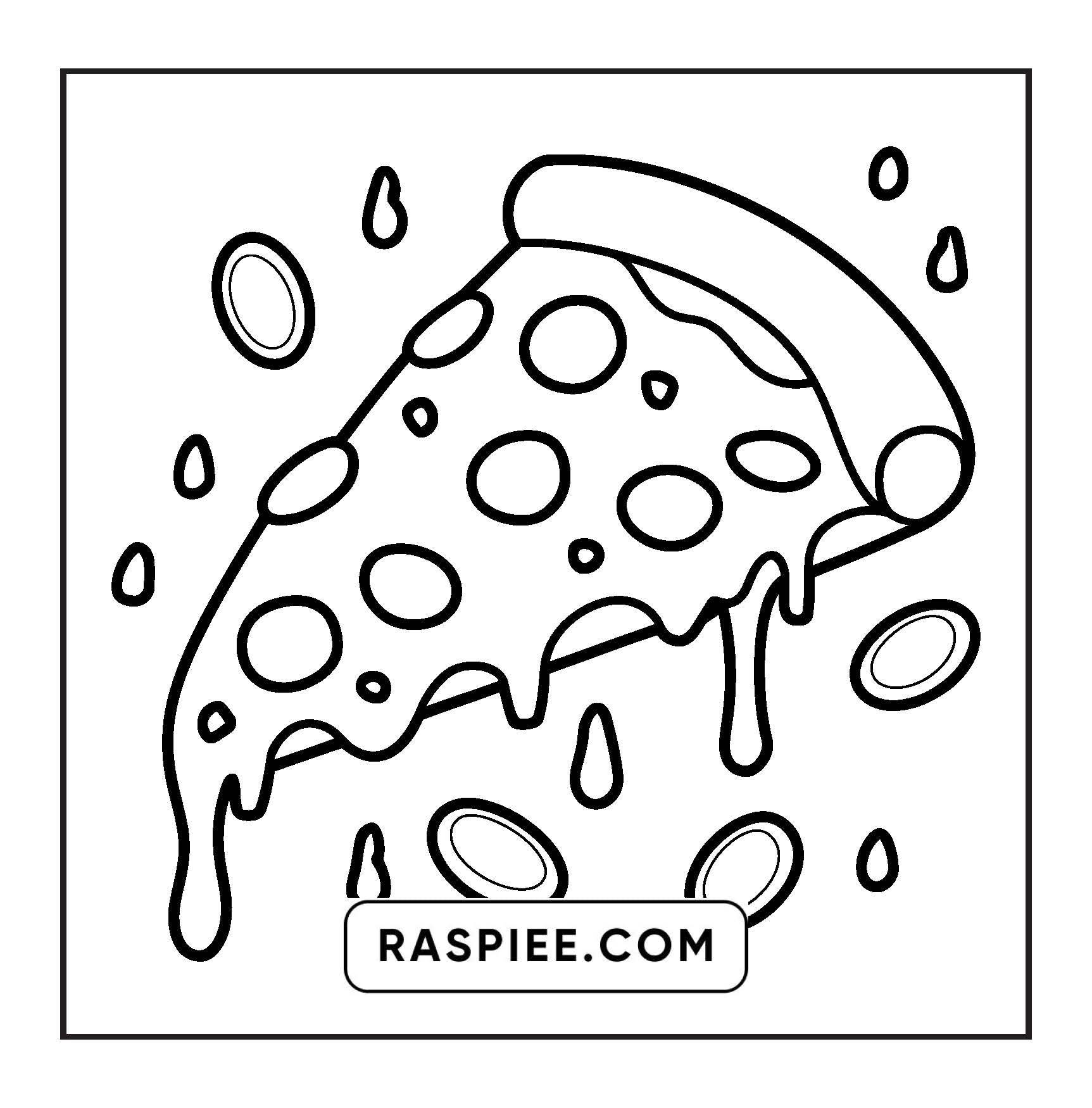 96 Food & Snacks Coloring Pages Bold & Easy Printable
