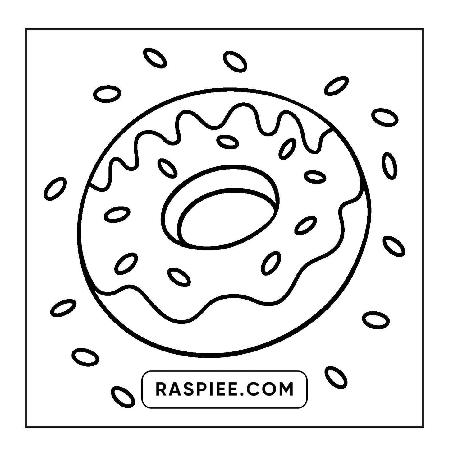 96 Food & Snacks Coloring Pages Bold & Easy Printable