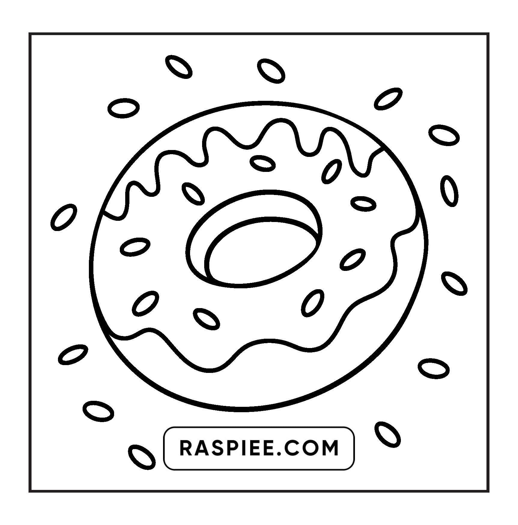 96 Food & Snacks Coloring Pages Bold & Easy Printable