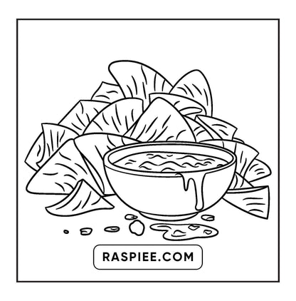 96 Food & Snacks Coloring Pages Bold & Easy Printable