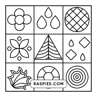 98 Bold and Easy Comfy Patterns Coloring Pages