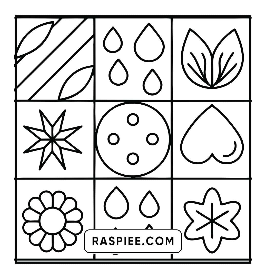 98 Bold and Easy Comfy Patterns Coloring Pages