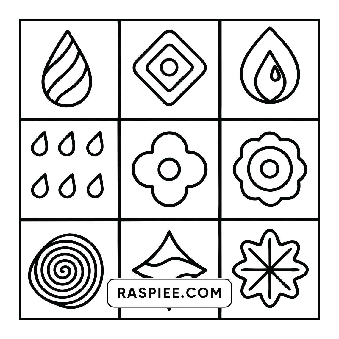 98 Bold and Easy Comfy Patterns Coloring Pages