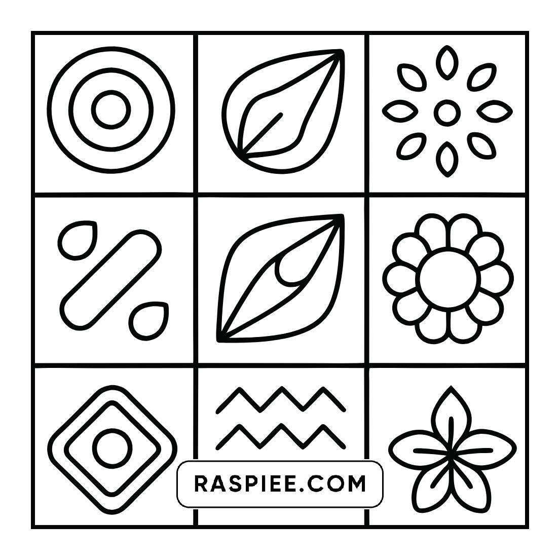 98 Bold and Easy Comfy Patterns Coloring Pages