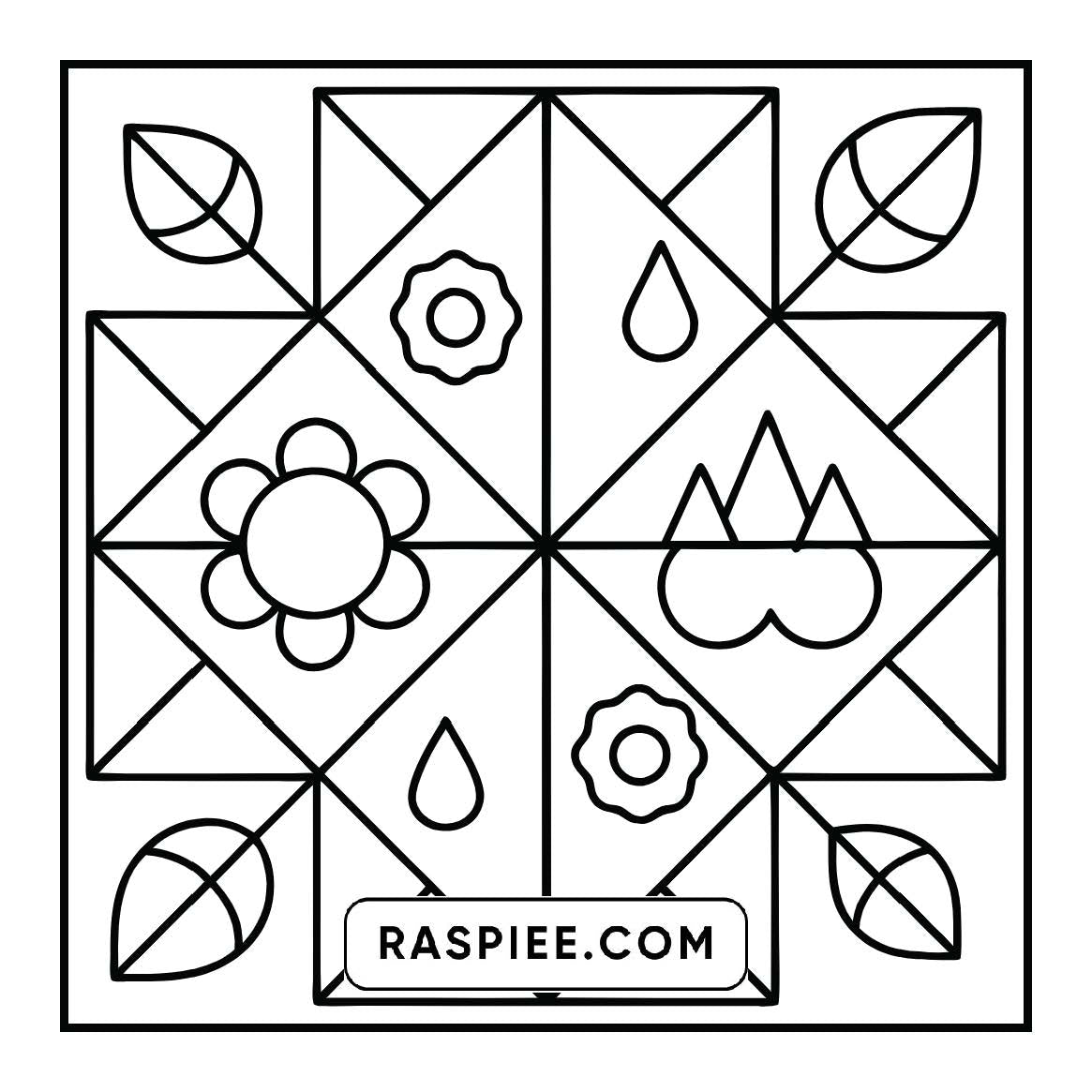 98 Bold and Easy Comfy Patterns Coloring Pages
