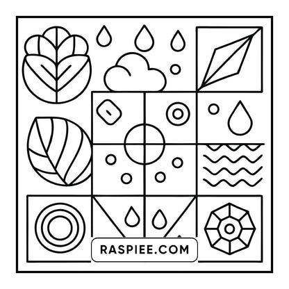 98 Bold and Easy Comfy Patterns Coloring Pages