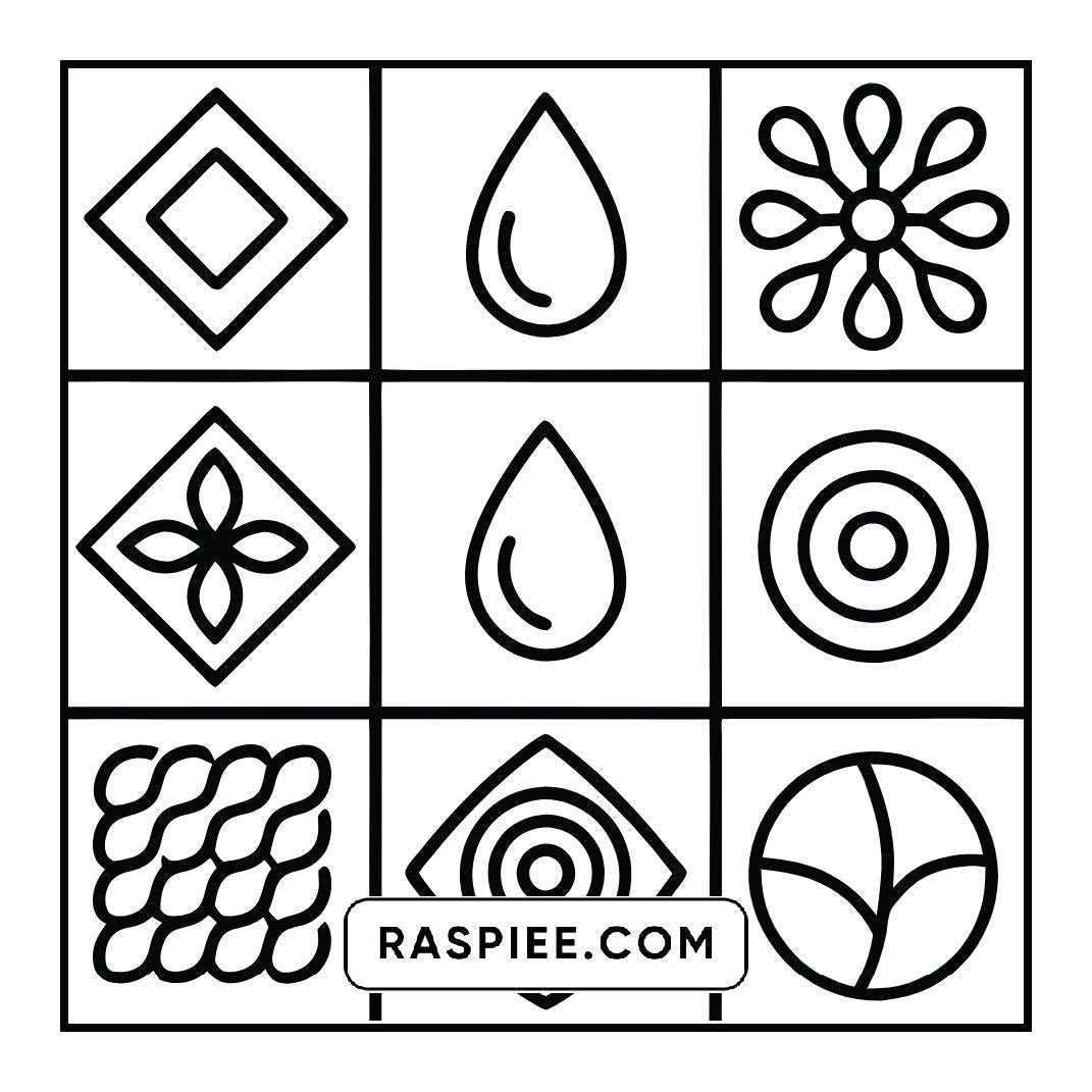 98 Bold and Easy Comfy Patterns Coloring Pages