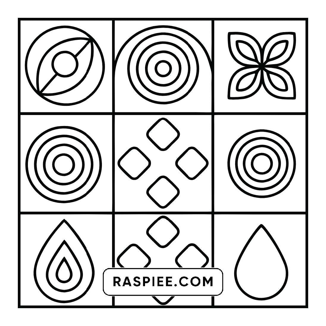 98 Bold and Easy Comfy Patterns Coloring Pages