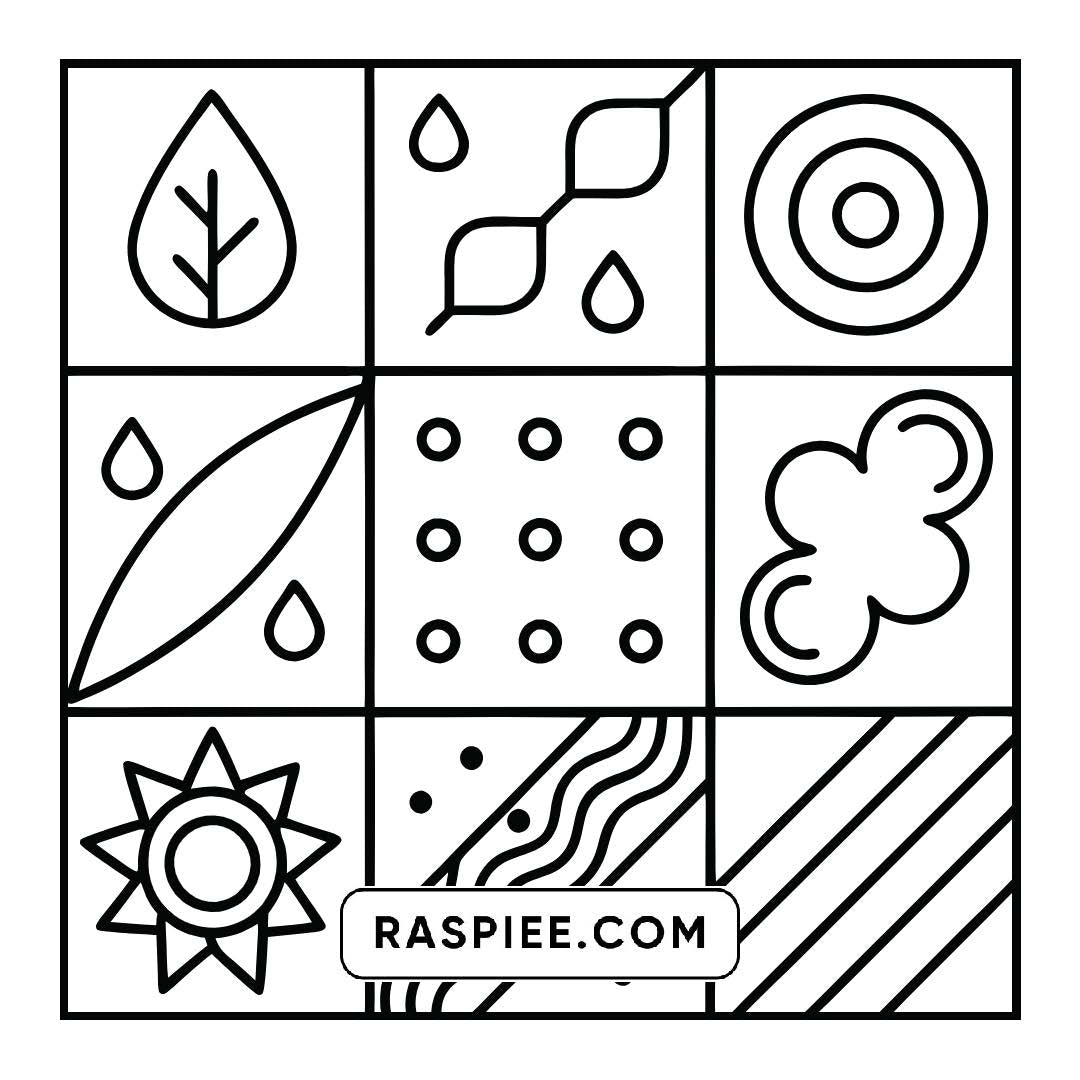 98 Bold and Easy Comfy Patterns Coloring Pages