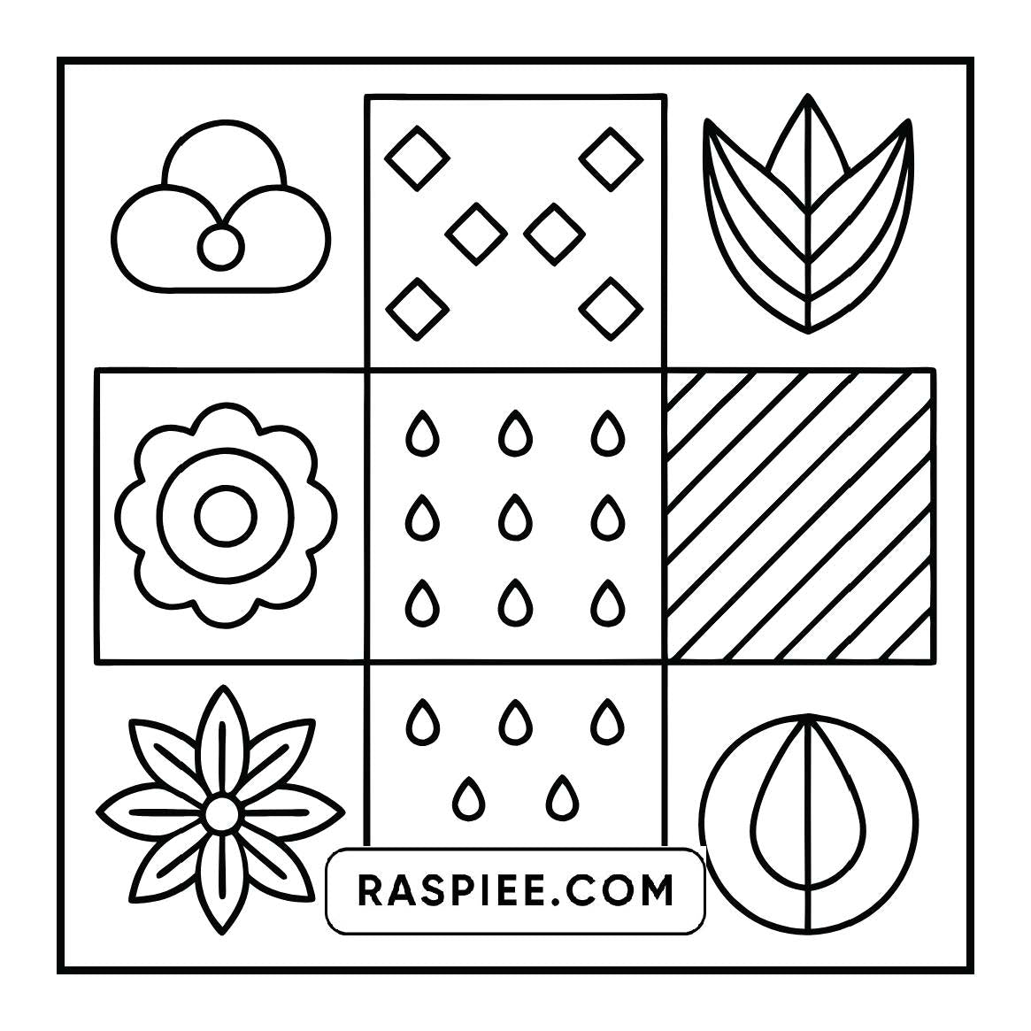 98 Bold and Easy Comfy Patterns Coloring Pages