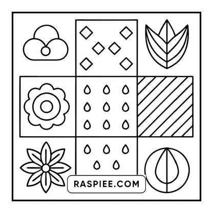 98 Bold and Easy Comfy Patterns Coloring Pages