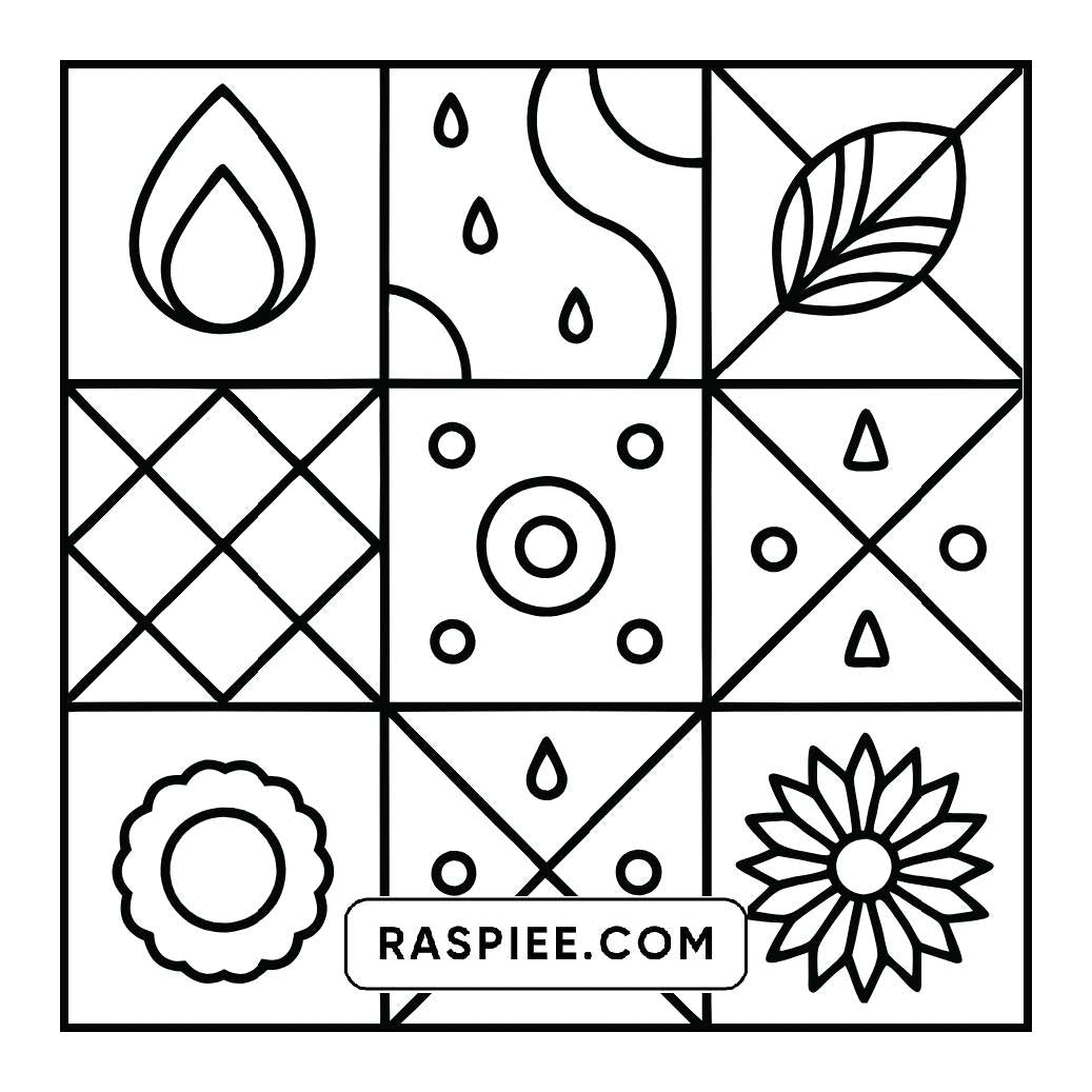 98 Bold and Easy Comfy Patterns Coloring Pages