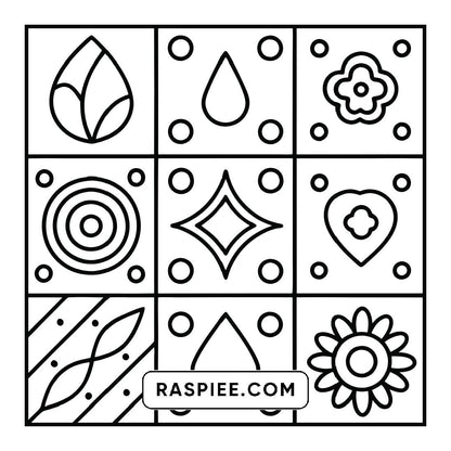 98 Bold and Easy Comfy Patterns Coloring Pages