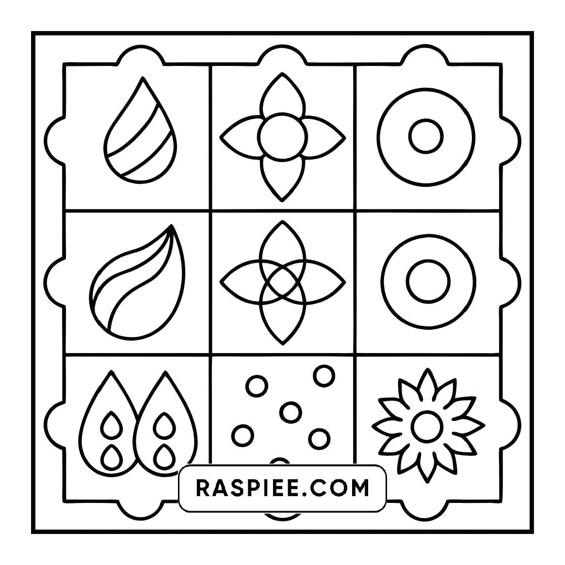 98 Bold and Easy Comfy Patterns Coloring Pages