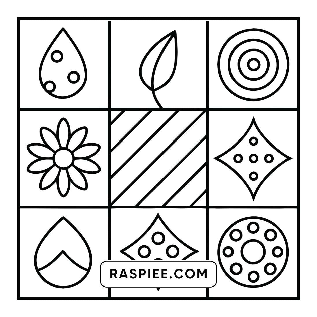 98 Bold and Easy Comfy Patterns Coloring Pages