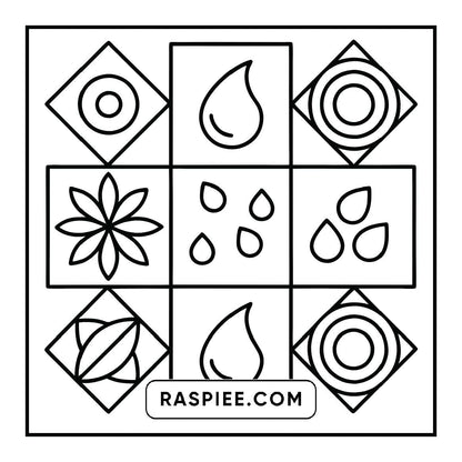 98 Bold and Easy Comfy Patterns Coloring Pages