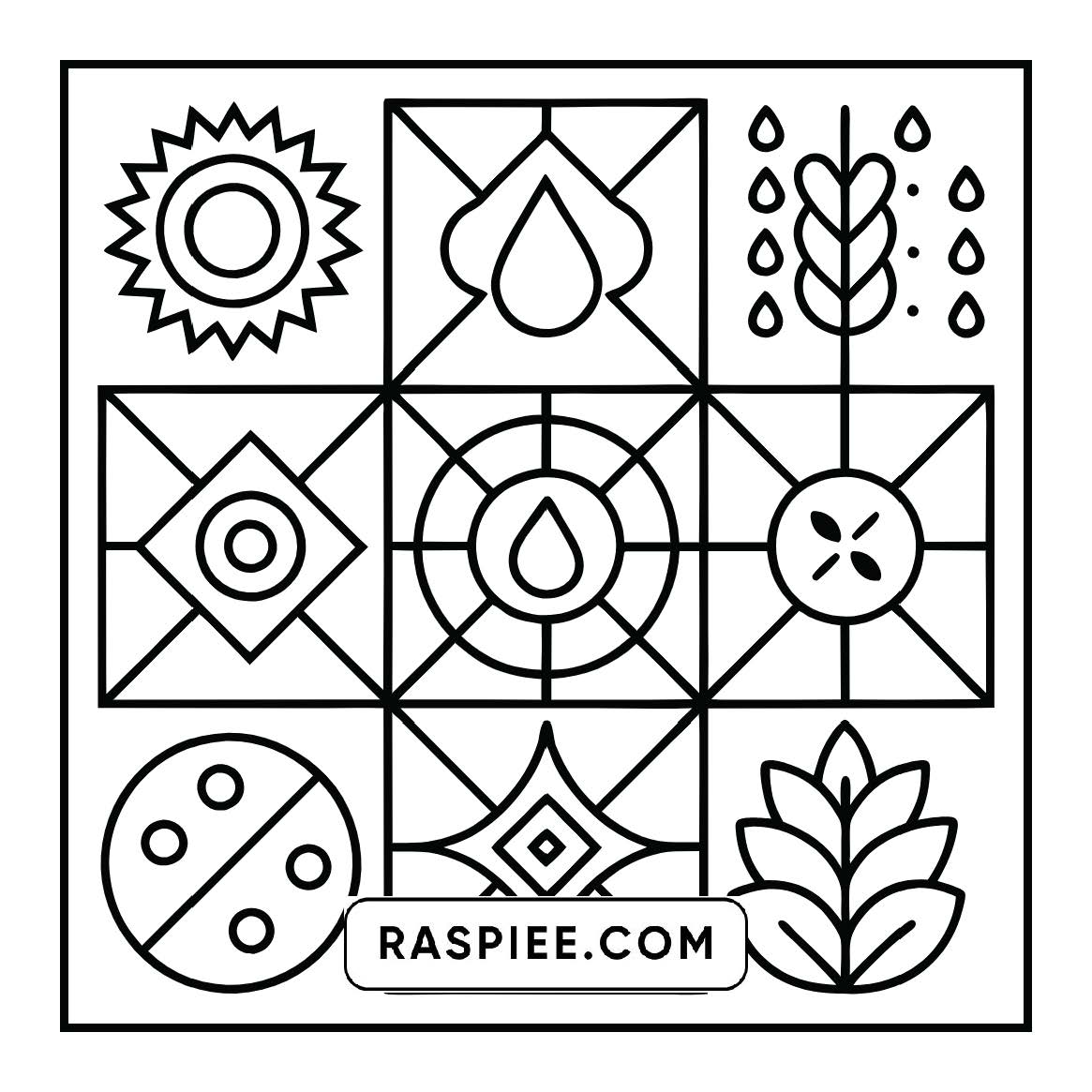 98 Bold and Easy Comfy Patterns Coloring Pages