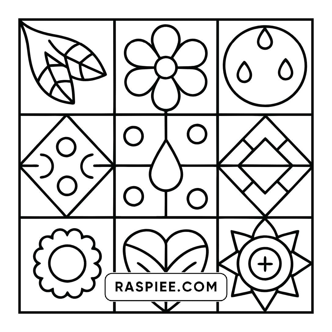 98 Bold and Easy Comfy Patterns Coloring Pages
