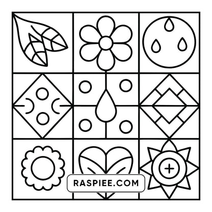 98 Bold and Easy Comfy Patterns Coloring Pages