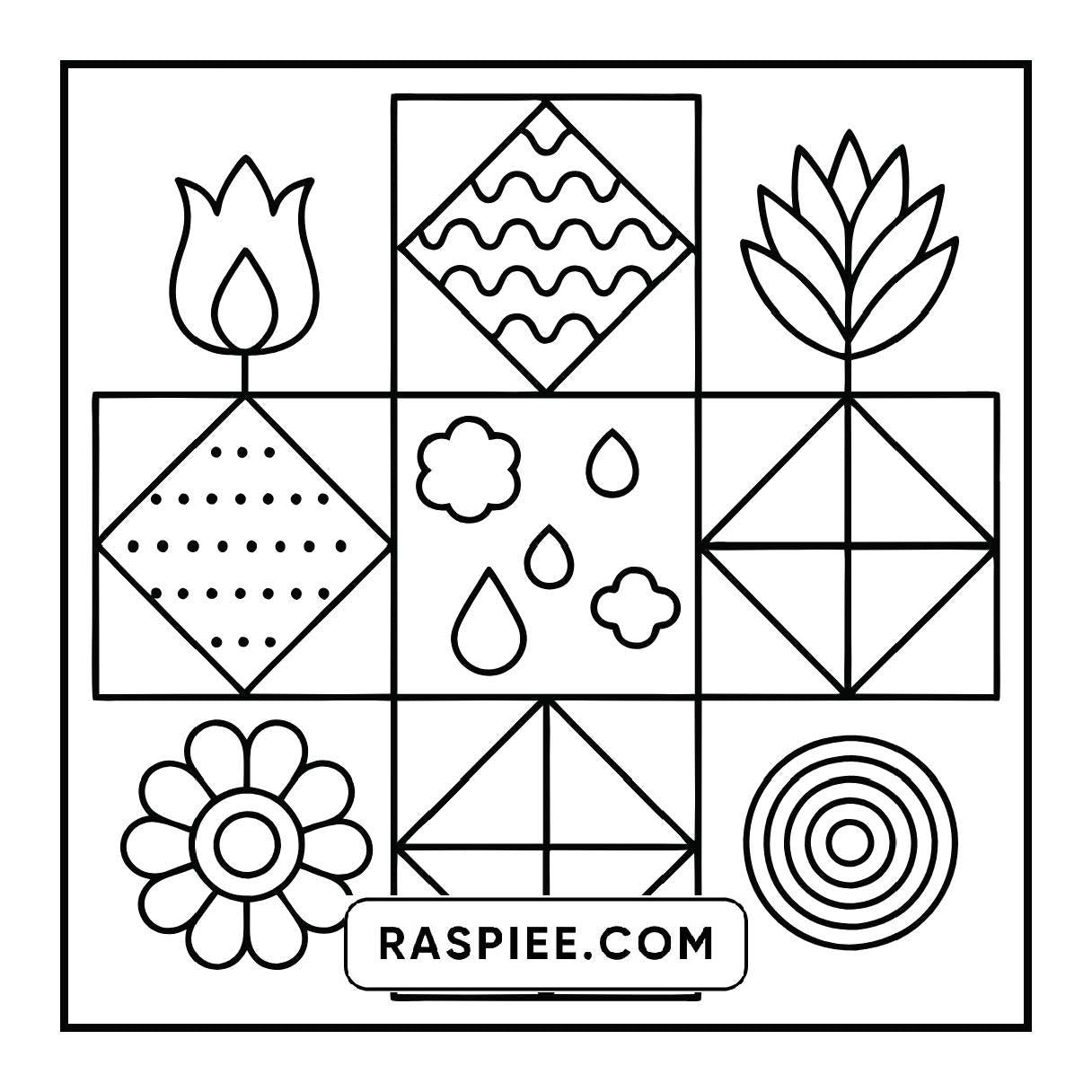 98 Bold and Easy Comfy Patterns Coloring Pages