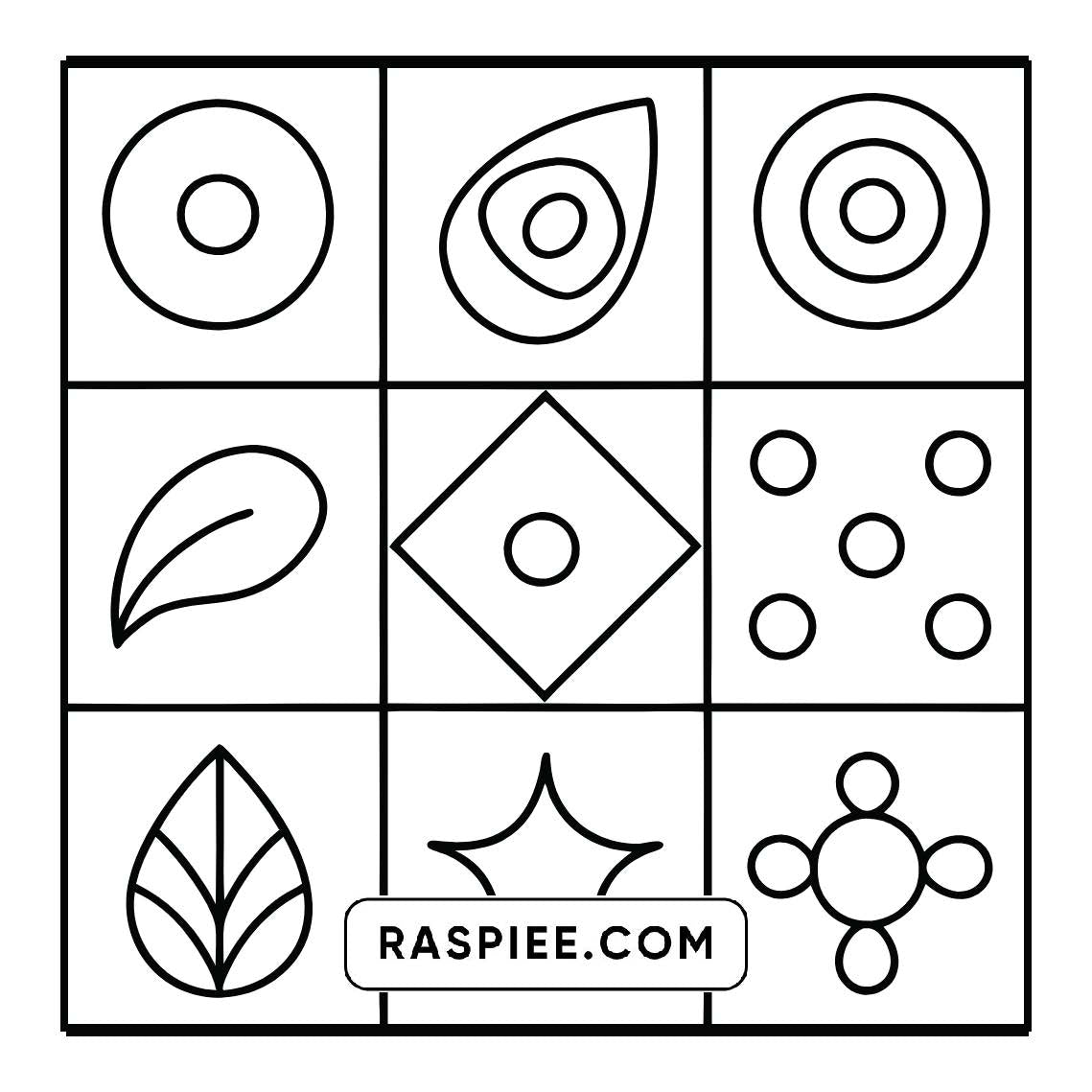 98 Bold and Easy Comfy Patterns Coloring Pages