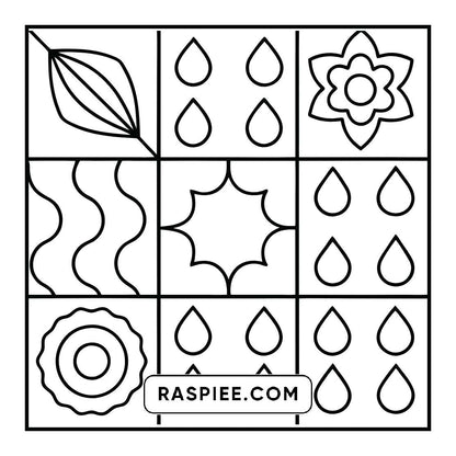 98 Bold and Easy Comfy Patterns Coloring Pages