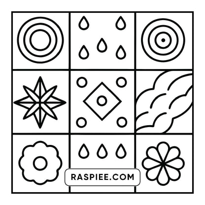 98 Bold and Easy Comfy Patterns Coloring Pages