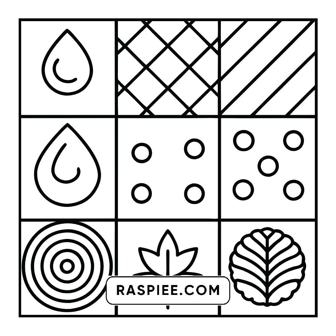 98 Bold and Easy Comfy Patterns Coloring Pages