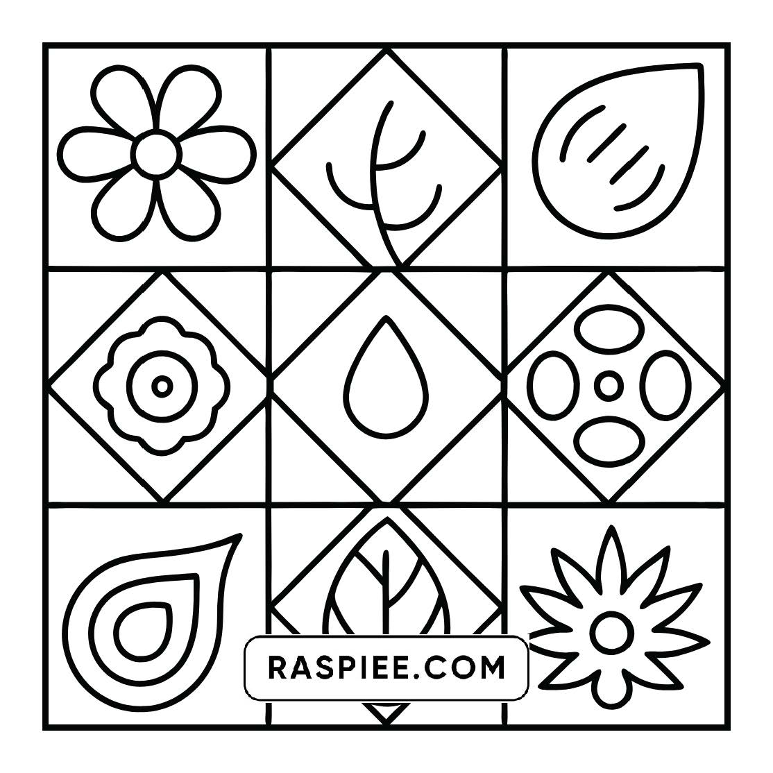 98 Bold and Easy Comfy Patterns Coloring Pages