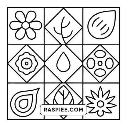 98 Bold and Easy Comfy Patterns Coloring Pages