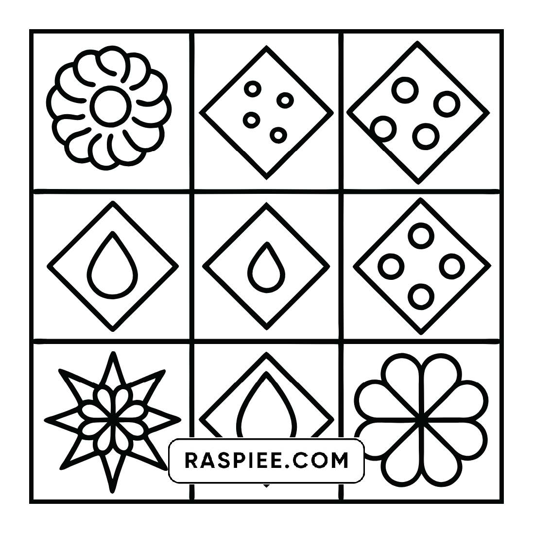 98 Bold and Easy Comfy Patterns Coloring Pages
