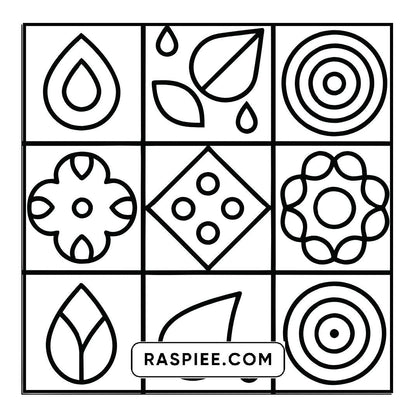 98 Bold and Easy Comfy Patterns Coloring Pages