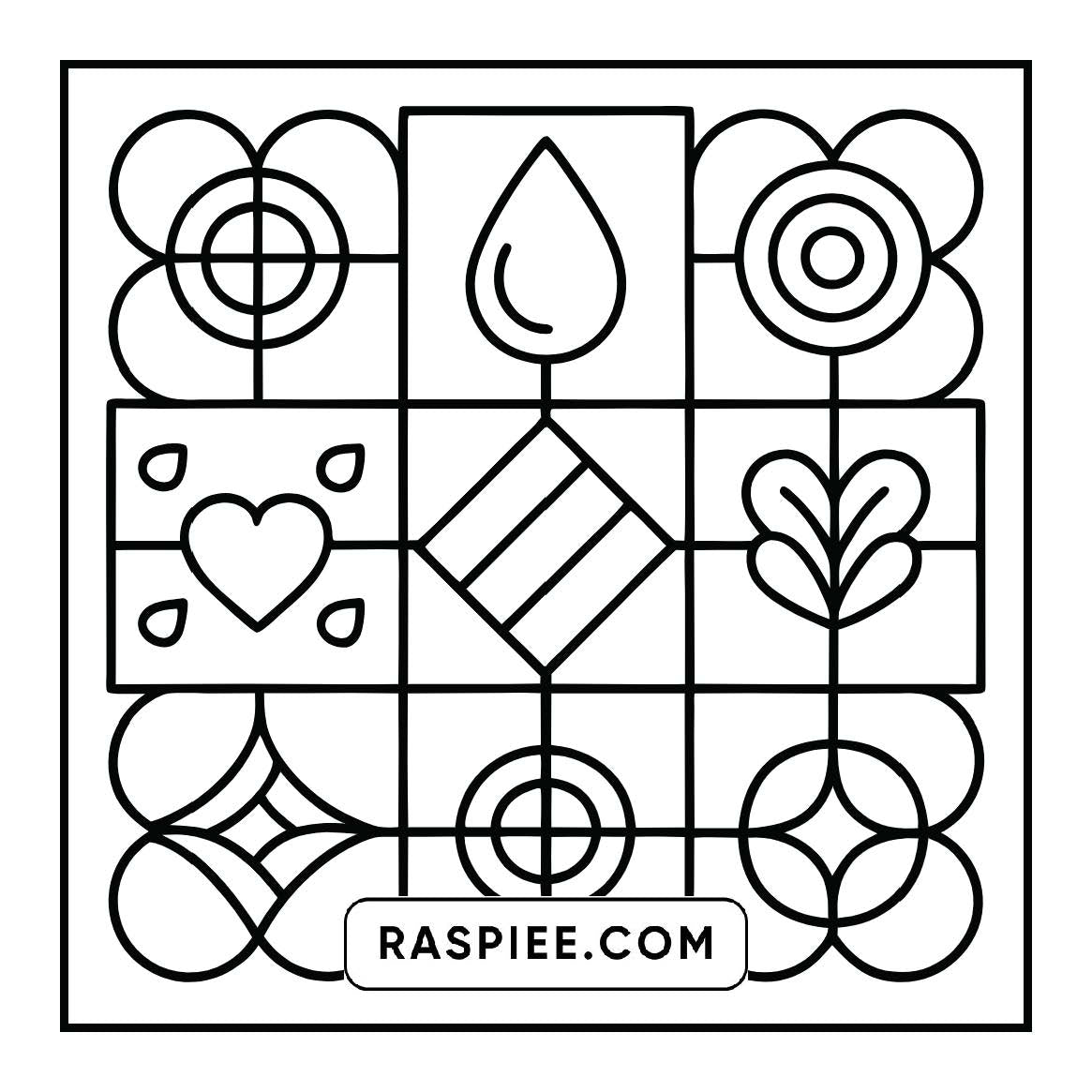 98 Bold and Easy Comfy Patterns Coloring Pages
