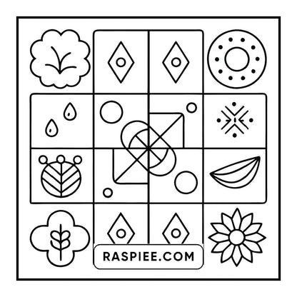 98 Bold and Easy Comfy Patterns Coloring Pages
