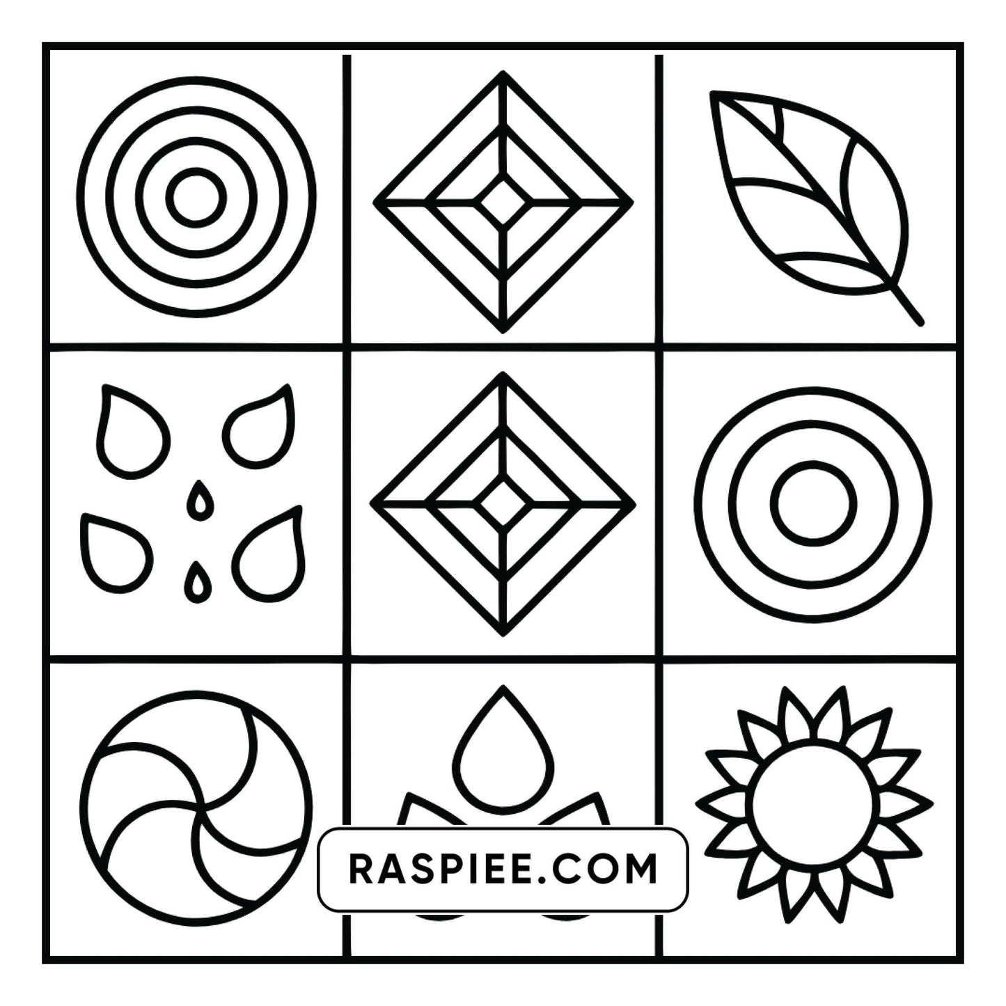 98 Bold and Easy Comfy Patterns Coloring Pages
